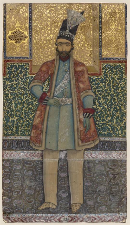 Portrait of Nâsir-od-din Shah (r. 1848–1896)